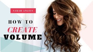 How To Create Volume With Clipin Extensions  Sarah Angius [upl. by Tufts942]