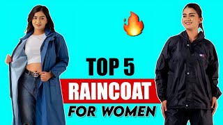 Top 5 Best Raincoat In India 2024  Best Raincoat Under 500 for Women  Best Raincoat for Ladies [upl. by Gennaro]