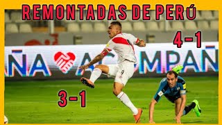 Remontadas de Perú  parte 1 [upl. by Eidda]