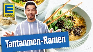 Tantanmen Ramen I Einfaches amp veganes RamenNudelnRezept [upl. by Pooh]