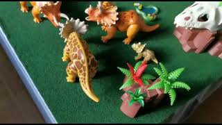 Playmobil Diorama  Dinosaurs and DinoRock [upl. by Ennalorac]