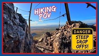 Experience An Exhilarating POV Hike Up Arizonas Picacho Peak  Not For The Faint Of Heart [upl. by Une]