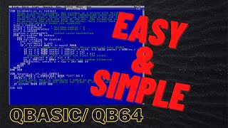 EASY and SIMPLE Programs You MUST DO In QB64 For Beginners [upl. by Winshell]