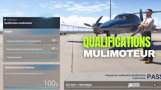 JE PASSE LA QUALIFIQUATION MULTIMOTEUR  FLIGHTS SIMULATOR 2024 [upl. by Bugbee]