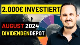 2000€ investiert Diese DIVIDENDEN AKTIE im August gekauft [upl. by Attah959]