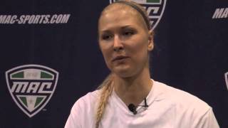 Ohio Volleyball 2013 MAC Championship Player Interviews [upl. by Elocan310]