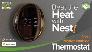 Nest Learning Thermostat 4th Gen with Matter in Apple Home [upl. by Cecilia]