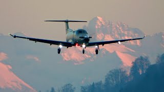 Witness the Power of the Pilatus PC12  LXJFY and OOPCJ [upl. by Yancey]