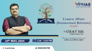 Lecture 1 Current Affairs Based PROGRAMME by VINAY SIR  अद्यतन  ADYATAN  Call at 9506256789 [upl. by Cohligan]