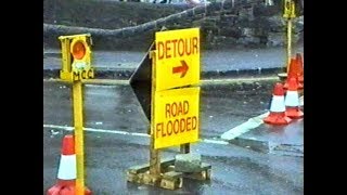 FLOOD in WESTPORT 1989 County Mayo Ireland [upl. by Akinal]