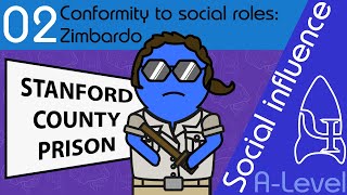 Zimbardo Conformity to social roles  Social influence  A Level Psychology [upl. by Champagne]