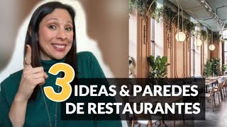 💡Decoración de RESTAURANTES Bar 2021 💡 MUROS amp Paredes ACABADOS [upl. by Alleusnoc]