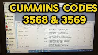 2013 Freightliner M2 ISB 67 Cummins fault codes 3568 3569 3714 3712 [upl. by Dranal996]