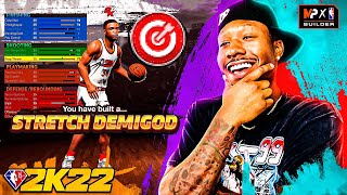 Duke Dennis OFFICIAL NBA 2K22 BUILD 2 WAY STRETCH PLAYMAKER BUILD NBA 2K22 Best Stretch Big Build [upl. by Occer721]