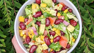 Salade Mexicaine  La MEILLEURE VINAIGRETTE pour les salades [upl. by Favianus]