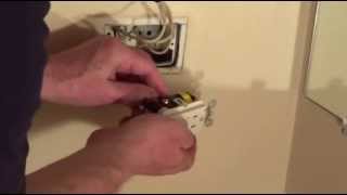 Bathroom Outlet  Replace Outlet With GFCI  Conduit [upl. by Way]