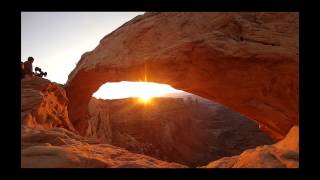 Sunrise at Mesa Arch in Canyonlands National Park Utah  July 2014 [upl. by Lord919]