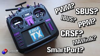 RC Protocols Explained Simply PWM PPM SBUS CRSF MAVLINK SmartPort and others [upl. by Eciryt]