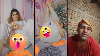 Chacha Multani vs Rani G Tiktok live funny video [upl. by Nnylacissej]