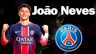 Joao Neves welcome to Paris SaintGermain  Paris SaintGermain snatches Portuguese talent [upl. by Shirlie]