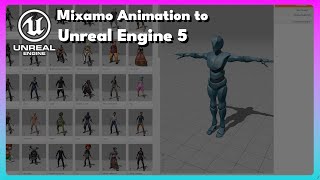 Mixamo Animation to Unreal Engine 5 [upl. by Lammaj]