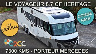 Présentation LE VOYAGEUR 87 CF HERITAGE MERCEDES 170 CVBVA  199900€  DISPONIBLE [upl. by Warthman]