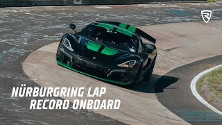 Bending Physics Nevera Nürburgring EV lap record onboard  705298 on the Nordschleife [upl. by Lebaron44]