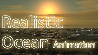 3dsmax Ocean animation  Realistic Deep ocean [upl. by Mcnally890]