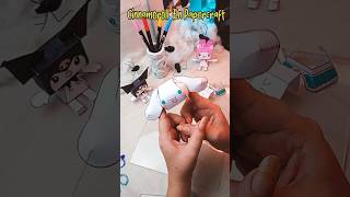 🌸 Hice a cinnamoroll en papercraft hellokitty paperdoll manualidades fanart animeart cute [upl. by Amandi]