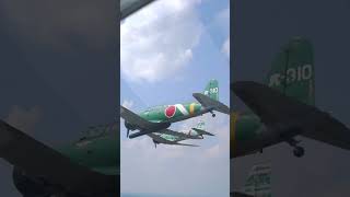 Sliding Into Formation  Tora Tora Tora  2024 Dayton Air Show [upl. by Annahavas465]