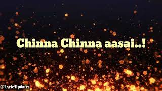 Chinna Chinna Aasai Lyric Video  A R Rahman  Roja [upl. by Ilam]