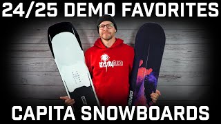 Matts 2425 Demo Favorites Capita Snowboards [upl. by Skyler]