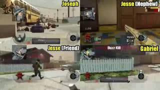 Lets Play Call of Duty Black Ops Xbox One360  4 Player SplitScreen [upl. by Ilrebmyk445]