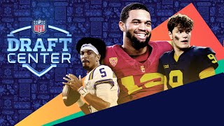 NFL Draft Center Live Coverage of Every Round 1 Pick [upl. by Acirderf191]