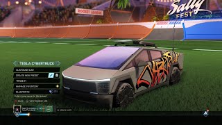 Rocket League Meets Cybertruck The Ultimate Car Showcase [upl. by Muirhead654]