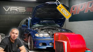 We TUNED My Cheap £100 SCRAP E46 330D [upl. by Atinauj]