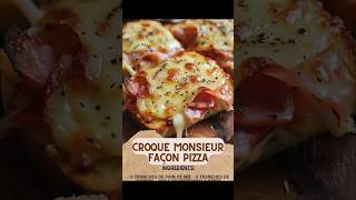 Croque Monsieur Façon Pizza 😋 retrouve la recette en commentaire [upl. by Drofnats]