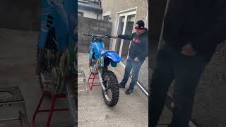 1986 Maico GM Star 250 Start Up After Rebuild In Ireland Blue MStar M Star GP 8th January 2024 [upl. by Aetnahs]