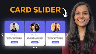 How to make Card Slider in React JS  React Slick [upl. by Pooi7]