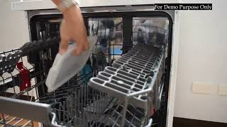 Whirlpool Dishwasher WFC3C26 Installation and Operation Video [upl. by Nylecoj]