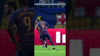 Rashford goal VS Bayern Munich UCLCareer ModeS6 gaming fcbarcelona reels fifa shorts gaming [upl. by Jd685]