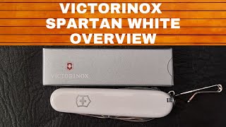 VICTORINOX SPARTAN WHITE OVERVIEW SWISS ARMY KNIFE SAK EVERYDAY CARRY EDC [upl. by Heber]