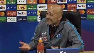 Spalletti in conferenza stampa postpartita 🎙 Napoli Milan 11 ⚽ Champions League  VIDEO INTEGRALE [upl. by Ashia]