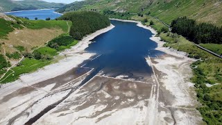 Haweswater Dam Update Low Water Levels SD HD 4K [upl. by Drofnil]