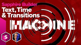 Text Time and Transitions Boris FX Sapphire [upl. by Yelrihs]