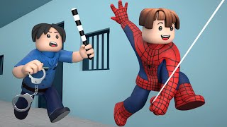 ROBLOX Brookhaven 🏡RP  FUNNY MOMENTS SPIDERMAN Jailbreak  Roblox Master [upl. by Martella]