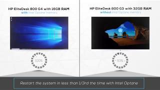 Finish work faster with a currentgen HP desktop and Intel Optane memory [upl. by Anilec]