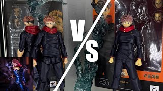 Which one is for you  Sh figuarts vs figma yuji comparison  sh figuarts custom compatibility [upl. by Neerol134]