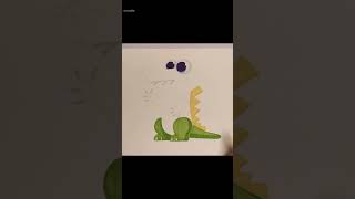 how to draw a crocodile [upl. by Melita]