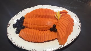 How to cut Papaya Three Ways  howtocutpapaya comocortarpapaya [upl. by Geminius]